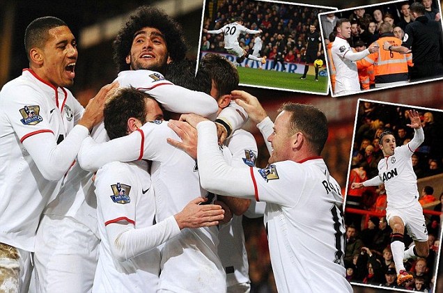 RVP dan Rooney Dukung MU Naik ke Peringkat Enam